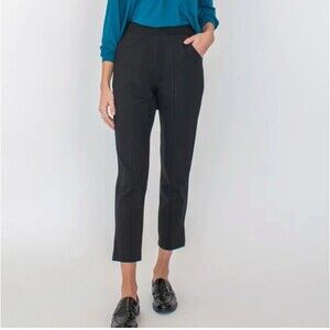 Encircled Women’s The Tailored Ponte Blue Pants NWOT Size S Sustainable Office